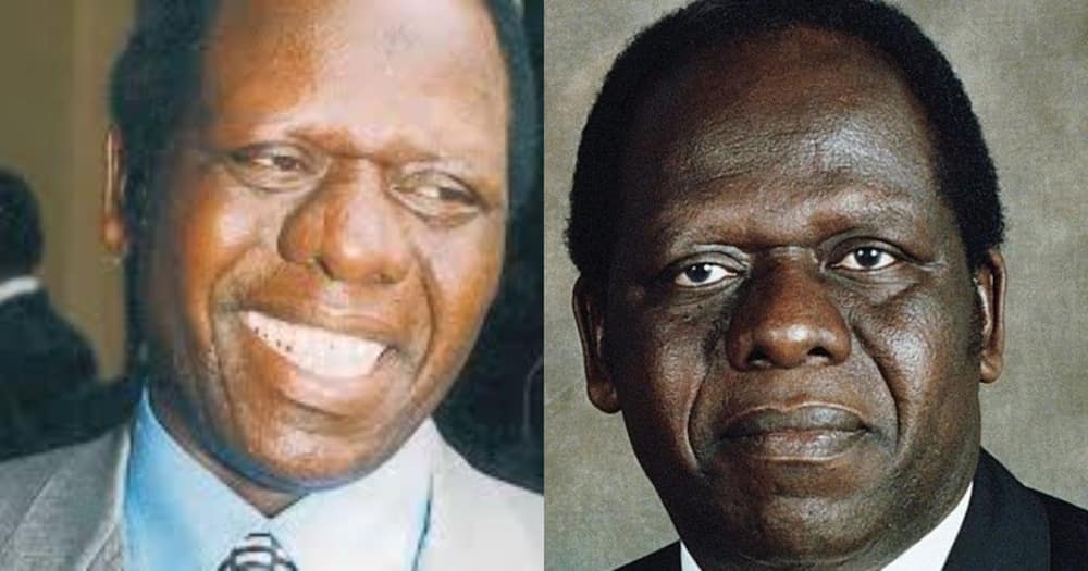 Collage of the late Wamalwa Kijana. Photo: Getty Images.