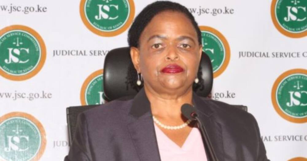 Chief Justice Martha Koome. She is the president of the Supreme Court.