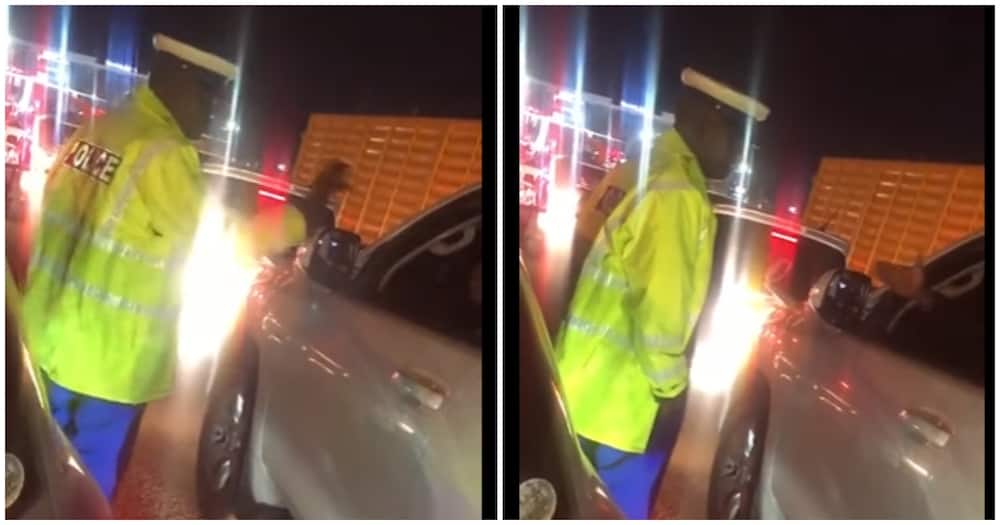 Video of Traffic Cop Calming Down Arrogant Female Motorist Warms Hearts: "Nimekuachia Mungu"
