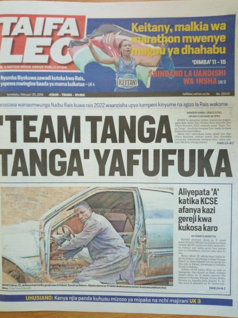 Uchambuzi wa magazeti ya Kenya Februari 25: Wazazi wa wanafunzi waliokataliwa katika kozi za matibabu wataka karatasi za Bayolojia kusahihishwa upya