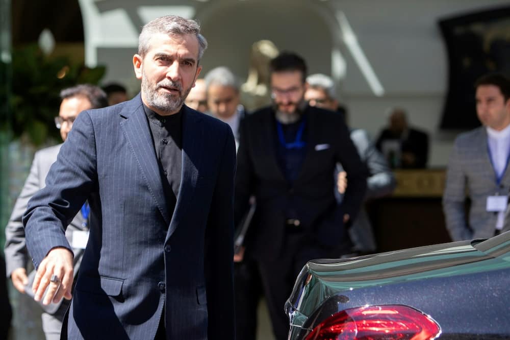 Iran's chief nuclear negotiator Ali Bagheri Kani leaves after talks in Vienna on August 4, 2022