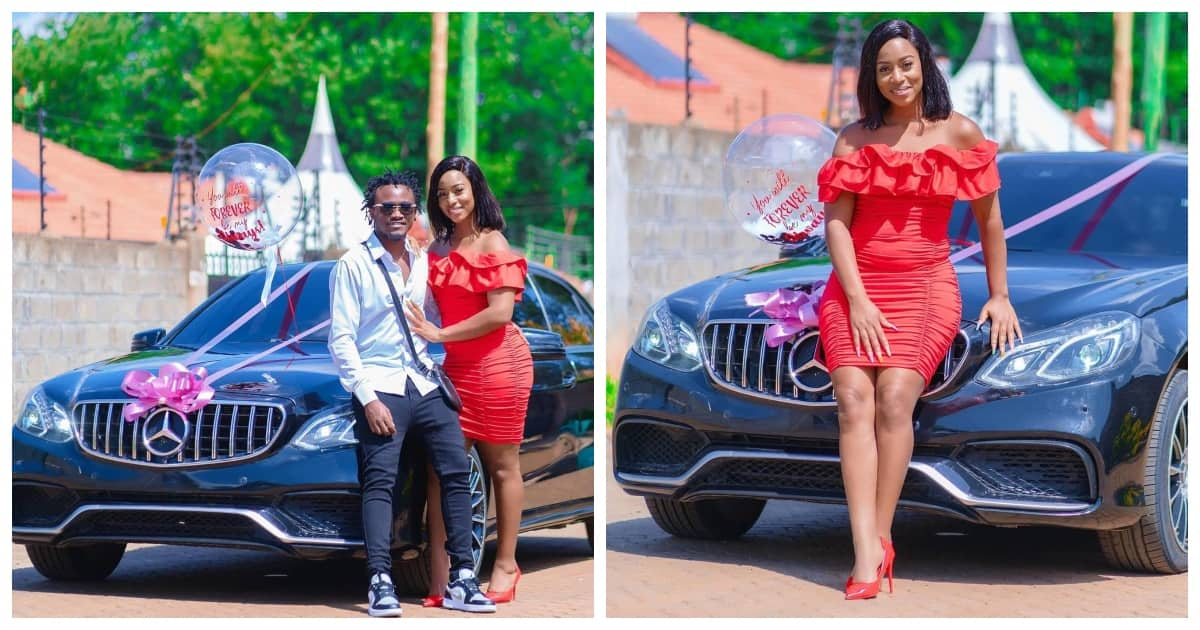 Diana Marua Gifts Hubby Bahati Brand New Mercedes Benz As Valentine S Gift Tuko Co Ke