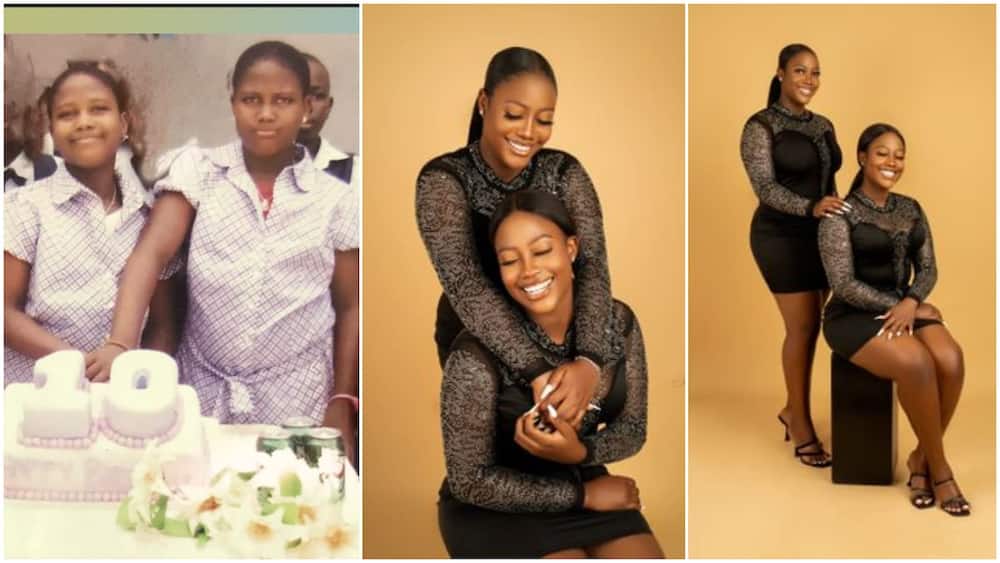 Pretty Nigerian twins mark their birthday with fine photoshoot, shares throwback picture
