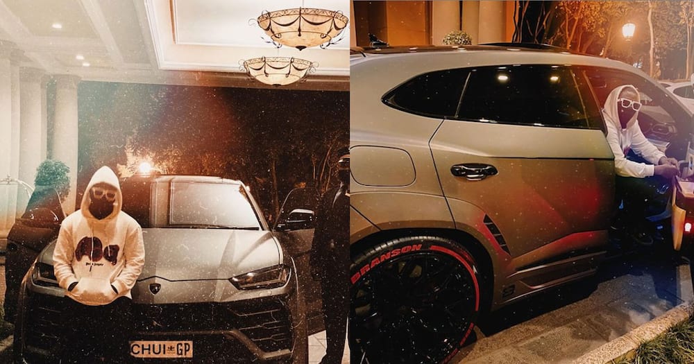 Rayvanny Shows Off KSh 20 Million Lamborghini Urus Rental