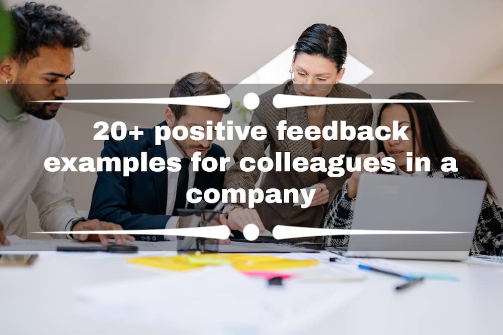 Positive feedback examples for colleagues