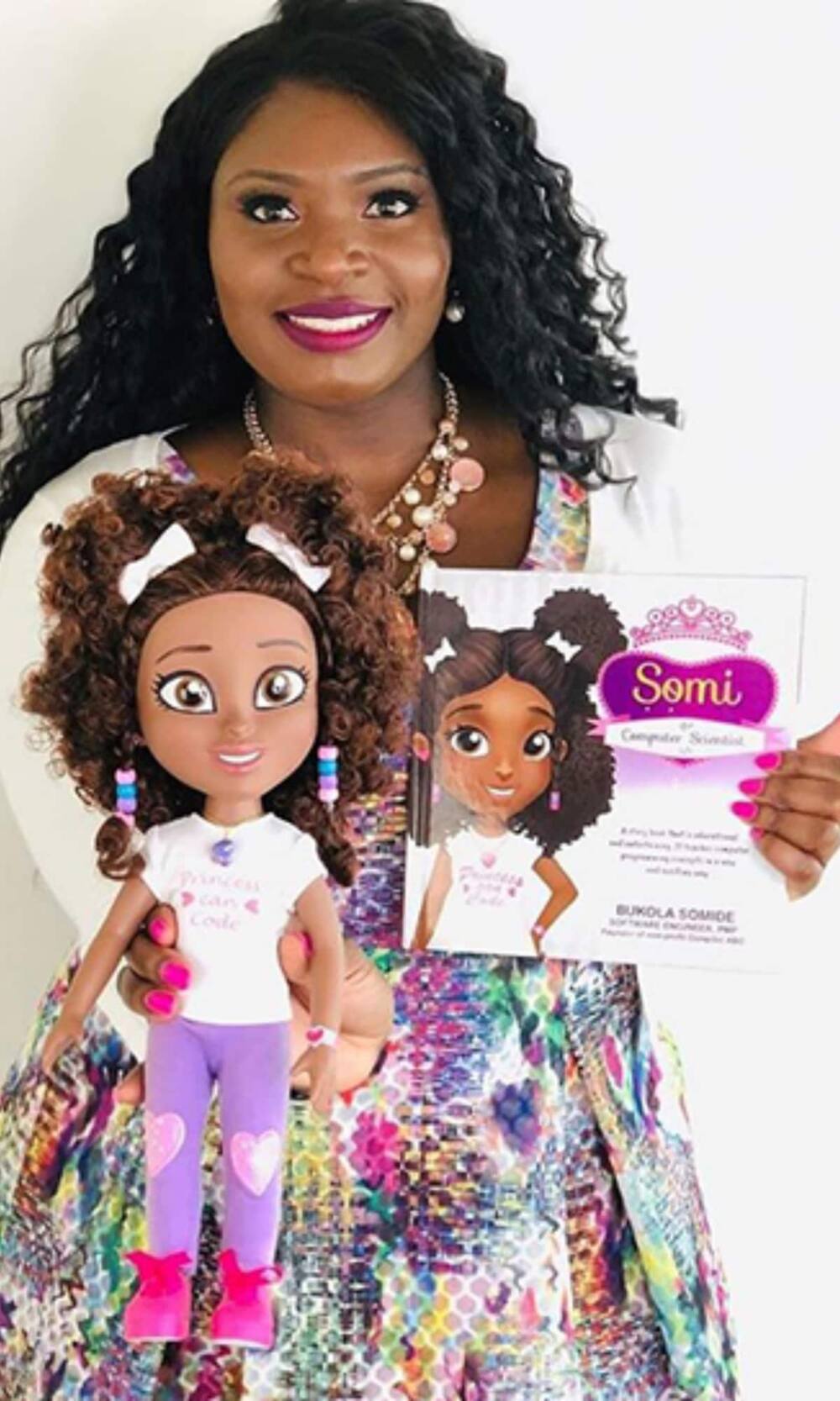 Bukola Somide: Nigerian woman creates first interactive computer science education doll