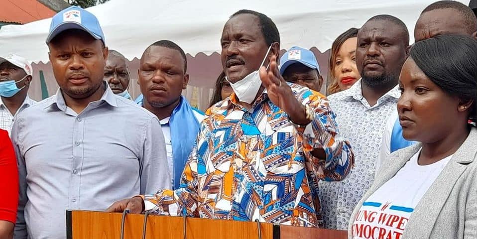 Kalonzo Apuuzilia Kura ya Maoni Inayomwonyesha ni Maarufu kwa Asilimia Moja: "Matokeo Bandia"