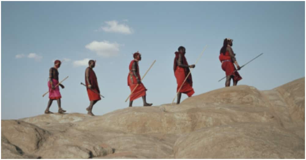 Maasai men.