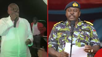 Samson Mwathethe: Video of Ex-KDF Chief Belting out Rhumba Song Alongside Band Warms Hearts