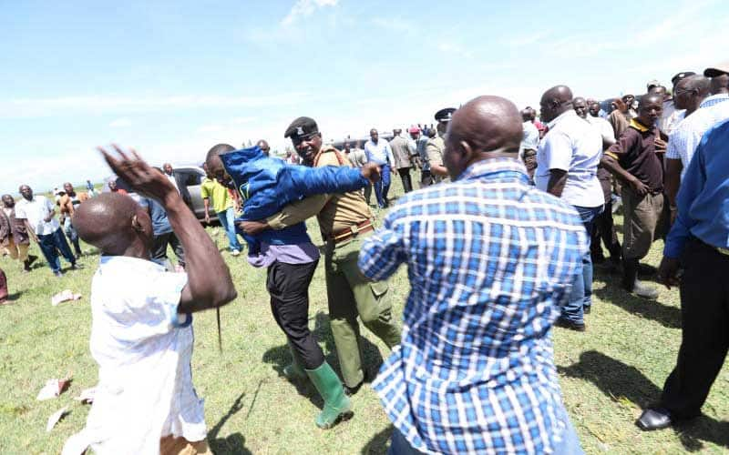 Kisumu Governor Anyang' Nyong'o apologises to Raila over heckling incident in Muhoroni