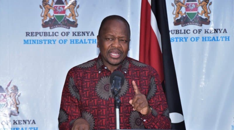 Health Cabinet Secretary Mutahi Kagwe. Photo: Ministry of Health.