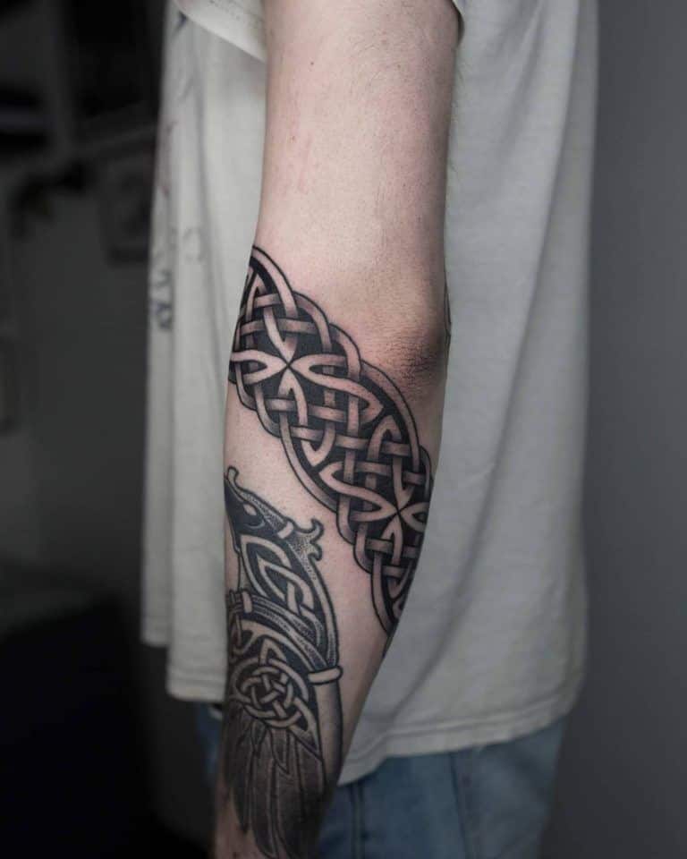 Work in progress Celtic arm... - Black Dollar Tattoo Gallery | Facebook