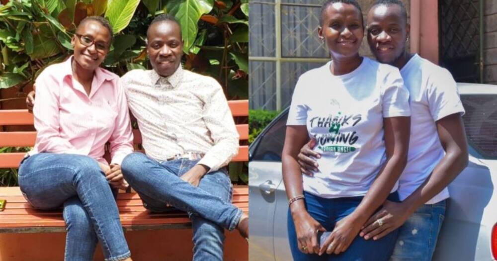 Guardian Angel and his fiancee Esther Musila.