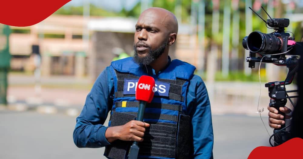 CNN's Larry Madowo receives death threat amidst praise for protests coverage.