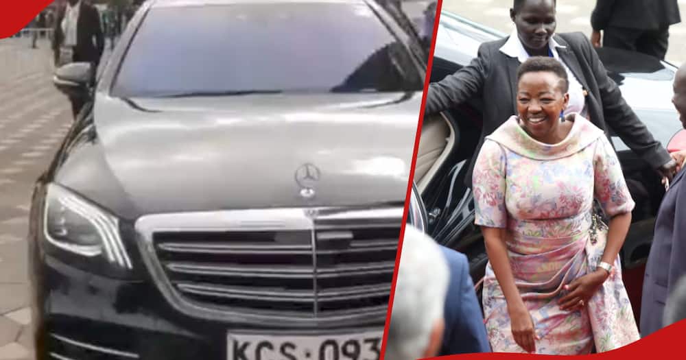 Rachel Ruto Awasili Mkutano wa Hali ya Hewa Afrika Akitumia Mercedes Benz: "Wapi Gari ya Stima?"
