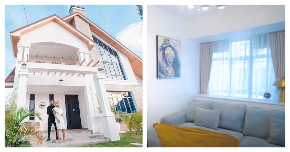 Stunning Interior of Flashy Mansion Bahati Gifted Wife Diana Marua on Valentine's Day