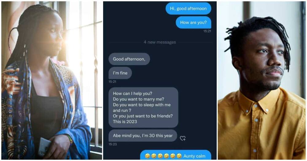 30-year-old Nigerian lady, chat with man in her DM