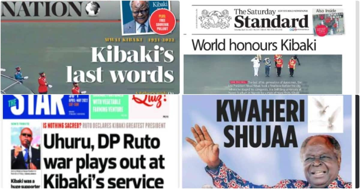 Kenyan Newspapers Review: Mwai Kibaki Asked His Children Stay Together ...