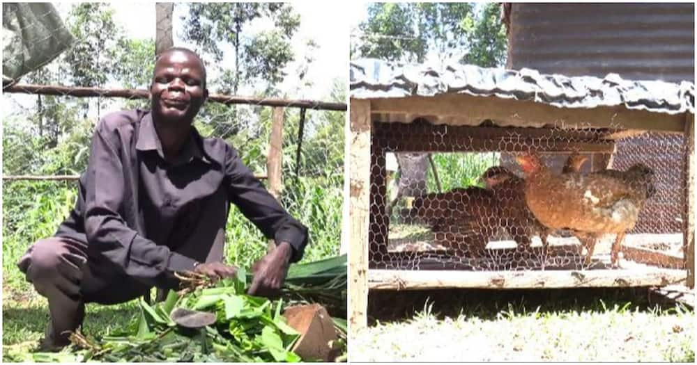 Kakamega visually impaired man Gerald Wandaki.