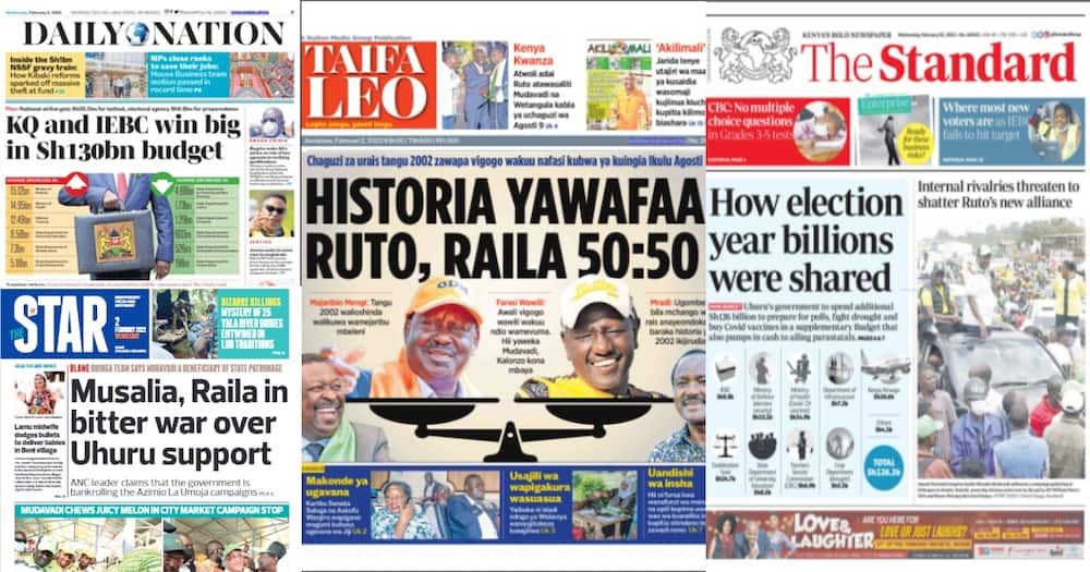 Newspapers Review for February 2: List of Cabinet Sectaries Expected to Quit Gov't From Today
