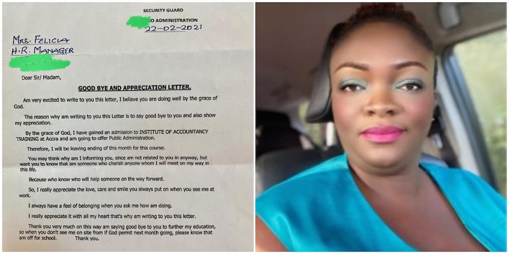 Man quits his security job, drops surprising 'personal' letter for his female boss, social media reacts