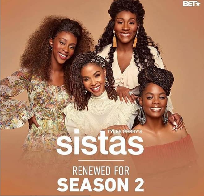 Tyler Perry's Sistas cast and characters, season 2 release date