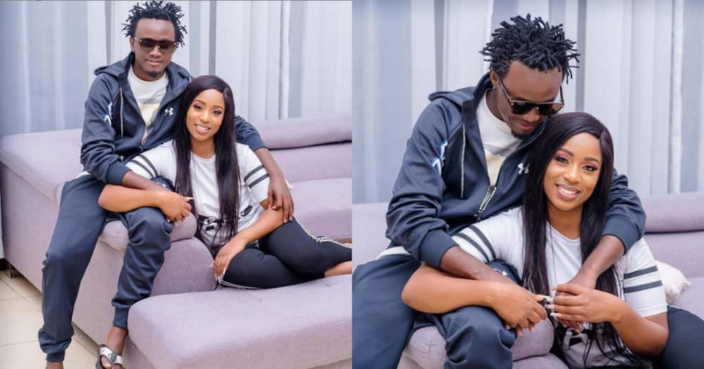 Bahati says Diana Marua once left with their baby, moved in with an ex-boyfriend