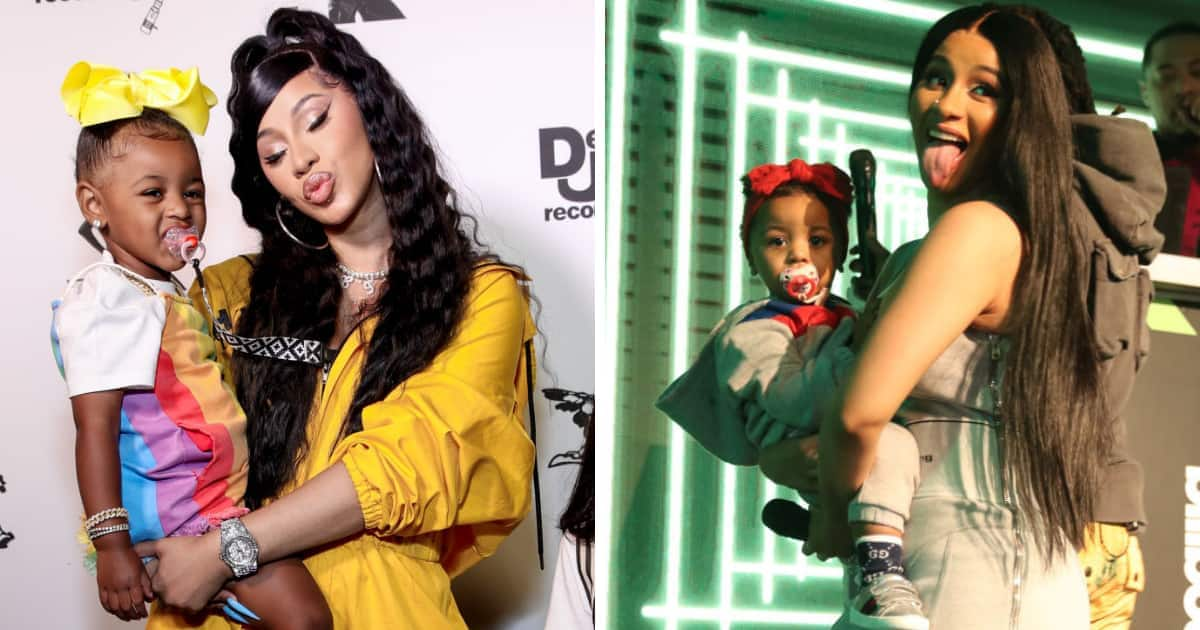 Cardi B’s Daughter Kulture Can't Get Enough Of Her Little Brother ...