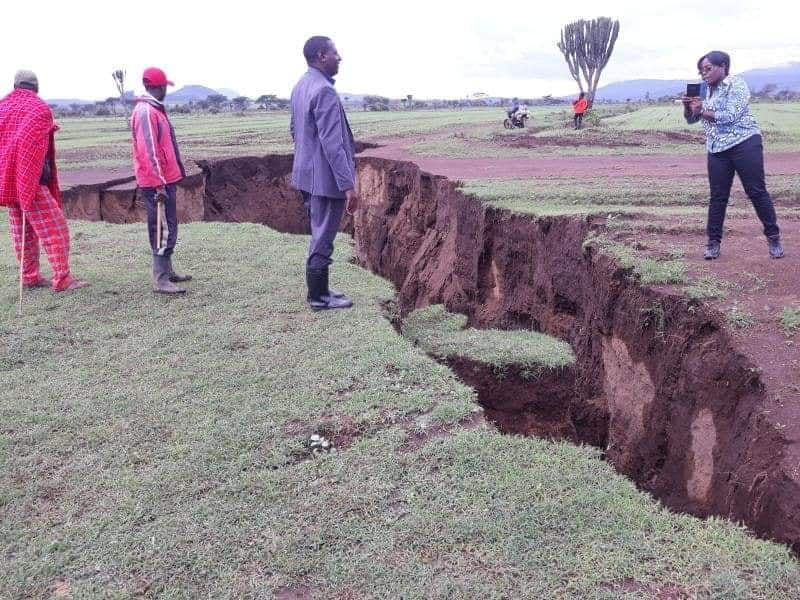 Wasiwasi waingia wakazi Naivasha baada ya ardhi kupasuka na kuacha mianya