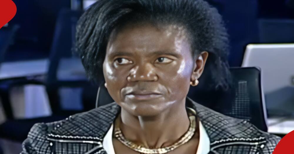 Justice Grace Nzioka in a TV interview.