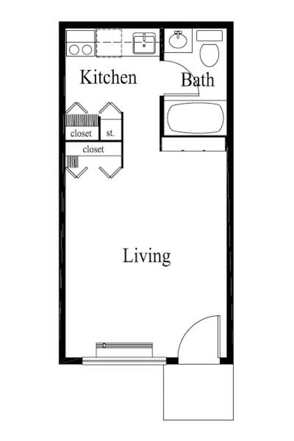 bedsitter design plans in Kenya