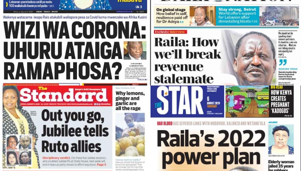 Kenyan newspapers review for August 6
