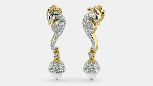 Gold earring design for female: where to buy?