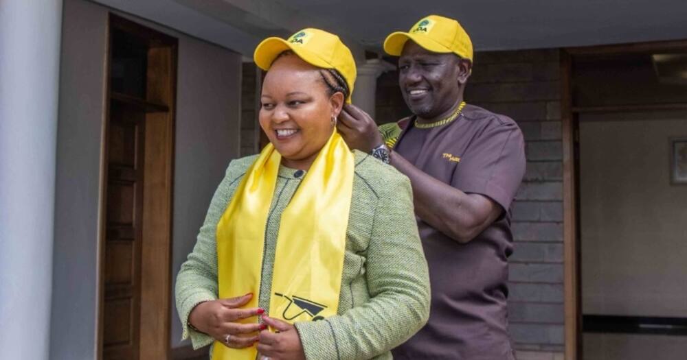 Deputy President William Ruto and Kirinyaga Governor Anne Waiguru. Photo: William Ruto.