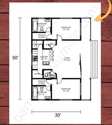 Simple 3 room house plans, floor plans, layout, and design ideas - Tuko ...