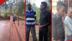 Eric Omondi Visits 'Bridge of Death' in Kisii, Vows to Help Build New One