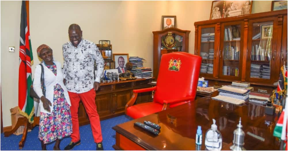 William Ruto meets grandmother who wished to see him, promises to support her farming venture