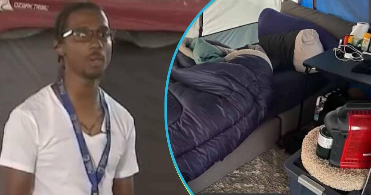 Determined Man Who Slept in Tent Under Bridge for 2 Years Graduates as