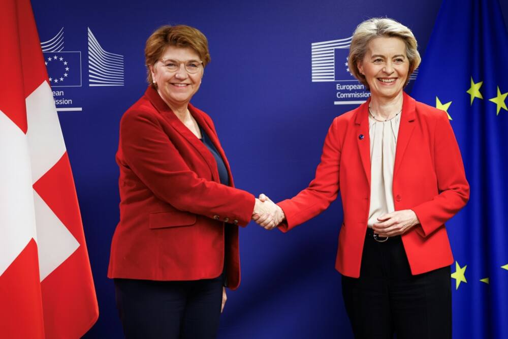 EU chief Ursula von der Leyen and Swiss President Viola Amherd revived negotiations that were broken off by Switzerland in 2021