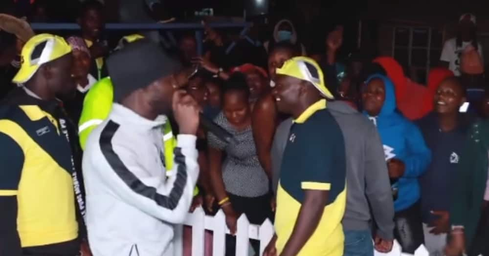 King Kaka makes stage comeback in Kakamega.