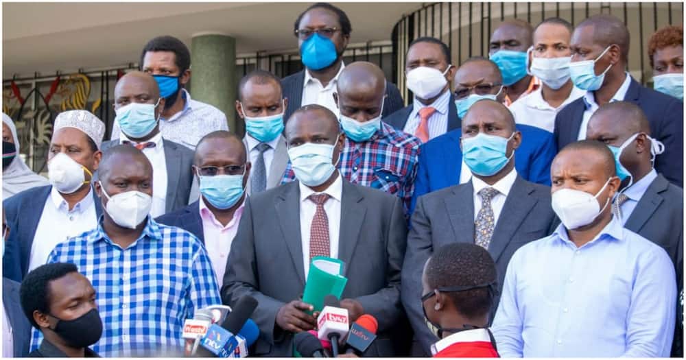 Quarantine them all: Kenyans tear into NASA MPs for forfeiting social distance policy during presser