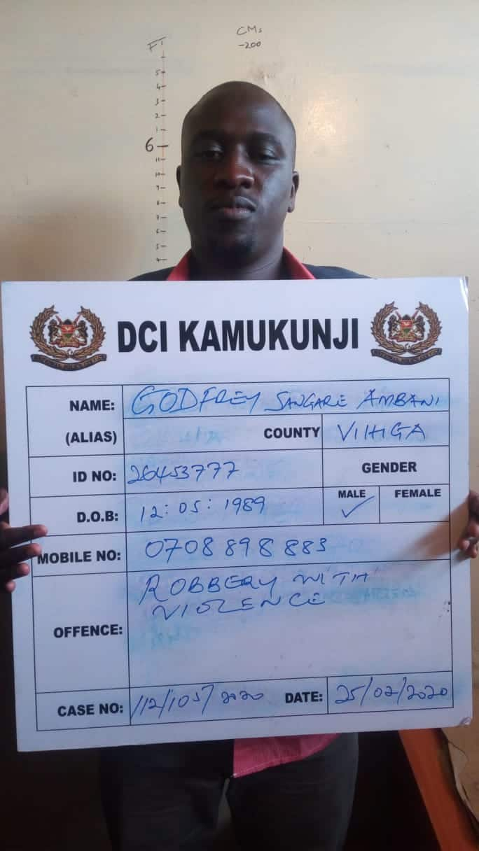 Polisi wamakamata jambazi sugu anayewahangaisha wakazi wa Nairobi