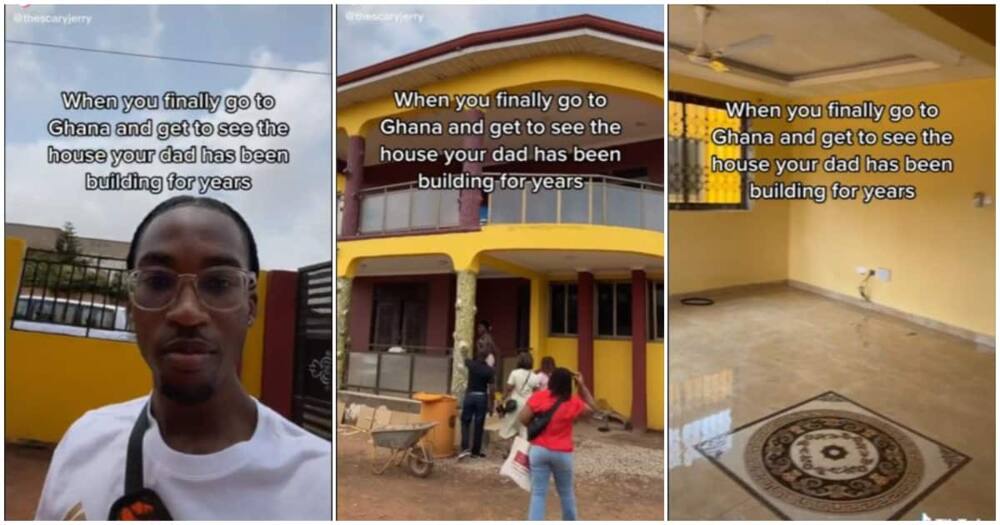 Man flaunts house that his dad built for KSh 2m.