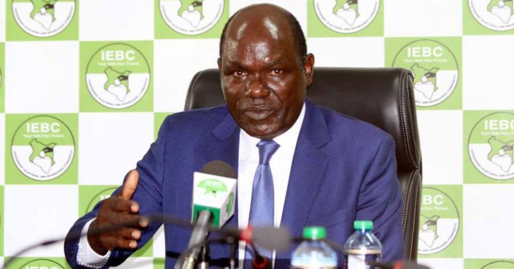 IEBC Chair Wafula Chebukati.