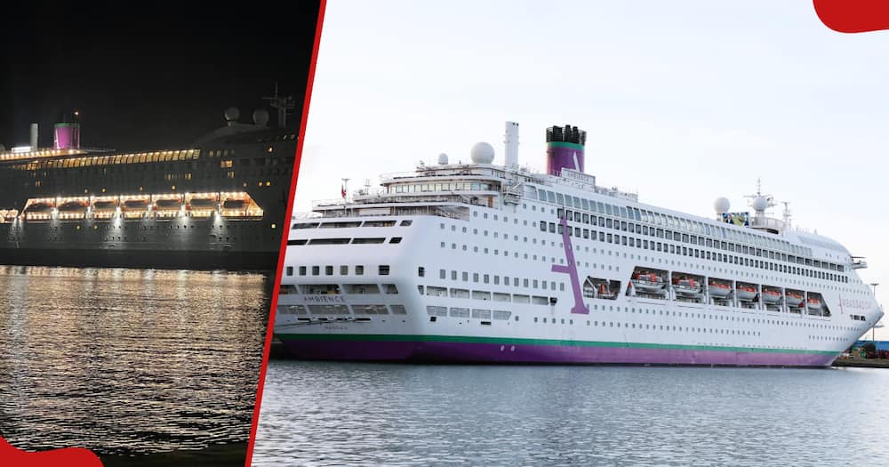 Kenya Ports Authority receives cruise ship at Mombasa Port.