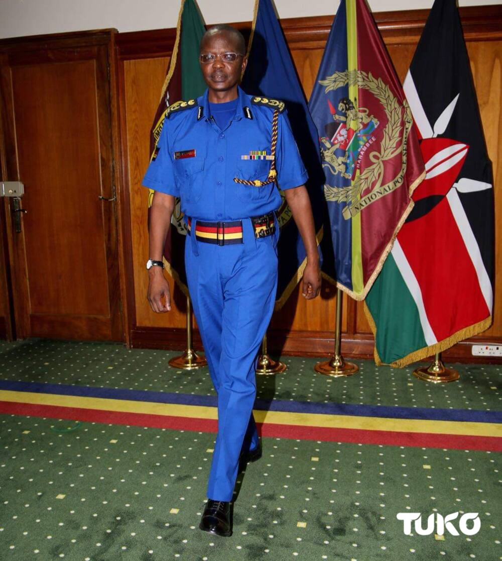 Inspector General of Police, deputy excite Kenyans in new police uniform ahead of official unveiling