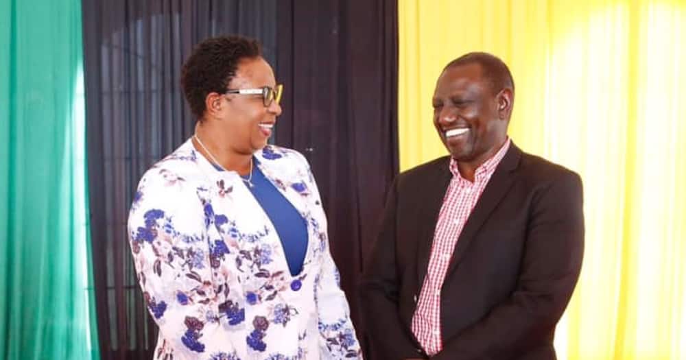 Deputy President William Ruto and Malindi MP Aisha Jumwa. Photo: Aisha Jumwa.