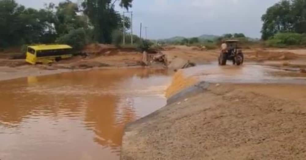 River Enziu bridge. Photo: Road Alerts.