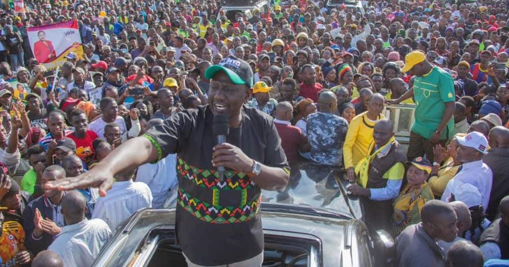 William Ruto argued Raila Odinga wants to change the constitution through Martha Karua's appointment.