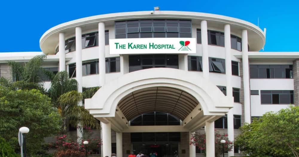 Jackyline Nelima Mutaki was admitted to Karen Hospital on February 16, 2019. Photo: Karen Hospital.
